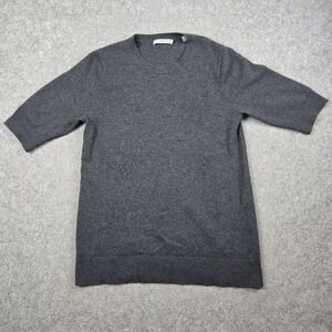 Vince Dark Gray Short Sleeve Sweater
